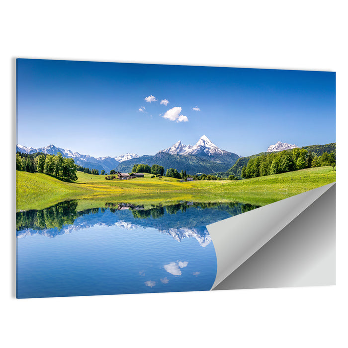 Watzmann Reflection, Berchtesgaden Wall Art as a poster print