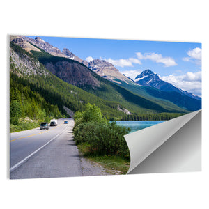 Waterfowl Lake In Banff  Wall Art