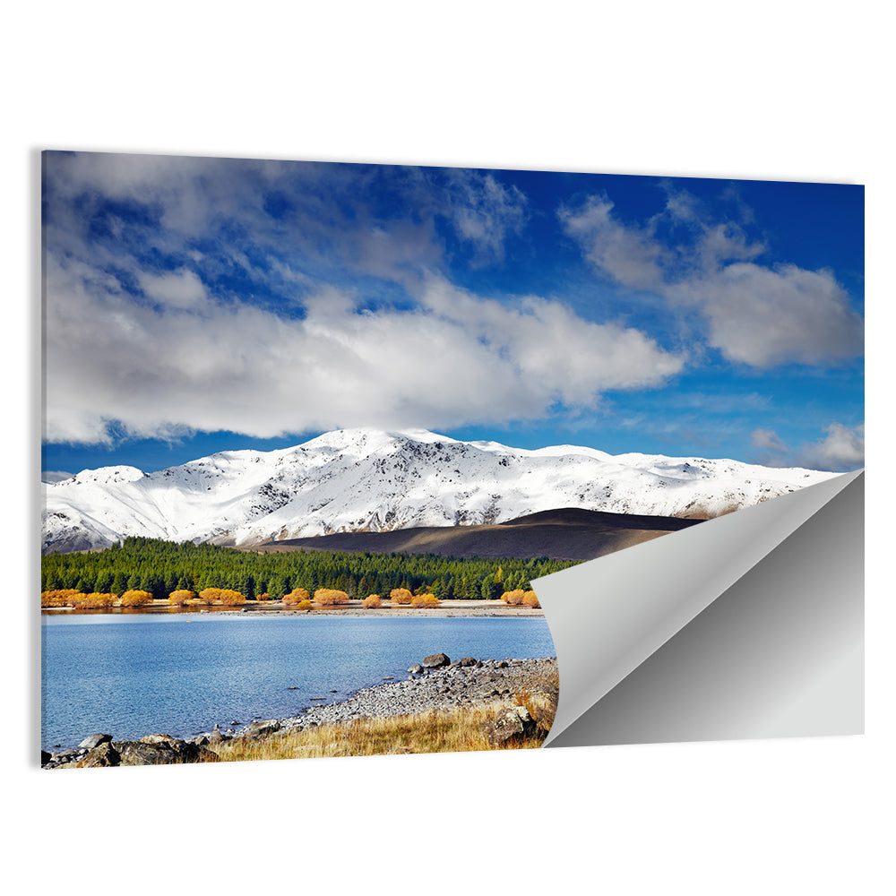 Lake Tekapo Autumn View Wall Art