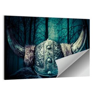 Viking Warrior Helmet Wall Art