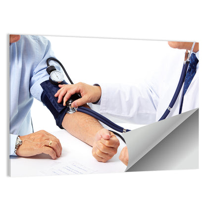 Measuring Blood Pressure Wall Art