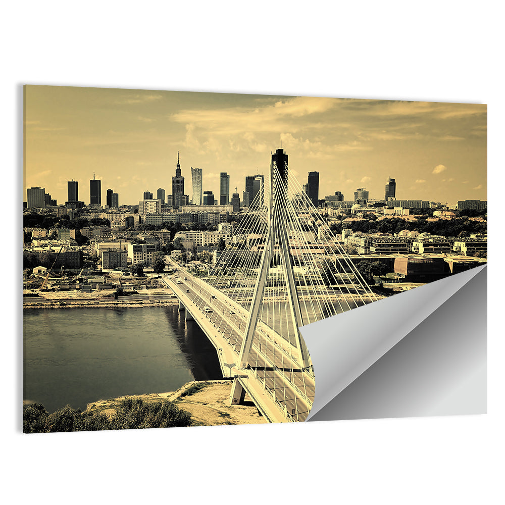 Warsaw Bird's-eye View Wall Art