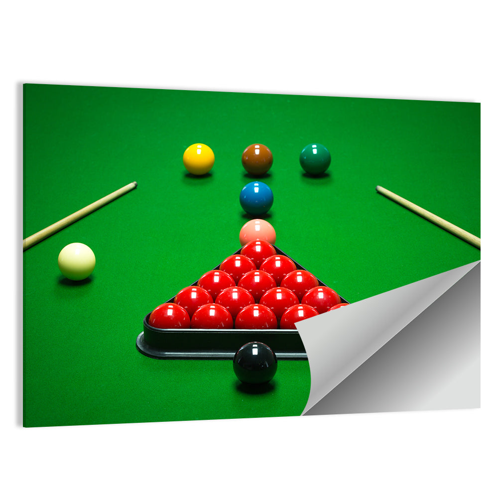 Triangular Snooker Rack Wall Art