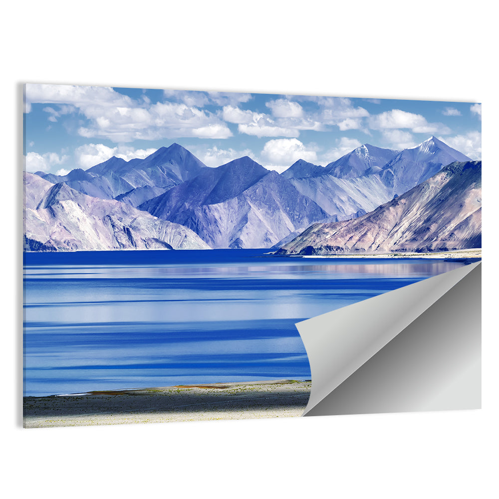 Mountains & Pangong Tso Lake Wall Art