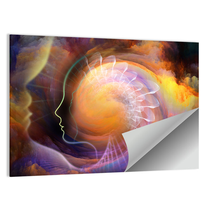 Realms of the Soul Nebula Wall Art as a poster print