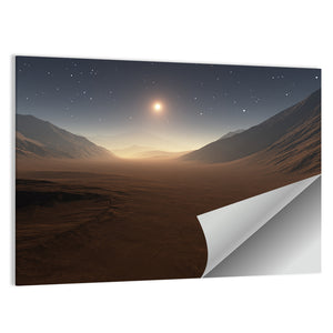 Sunset on Mars Wall Art