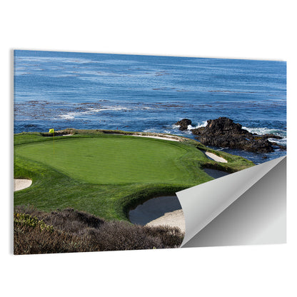 Golf Field At Pebble Beach Wall Art