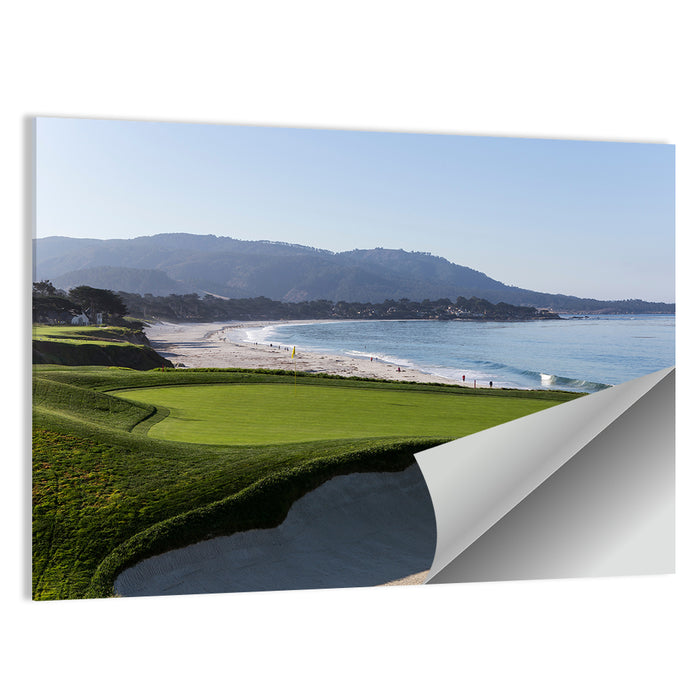 Pebble Beach 7th Hole Wall Art as a poster print