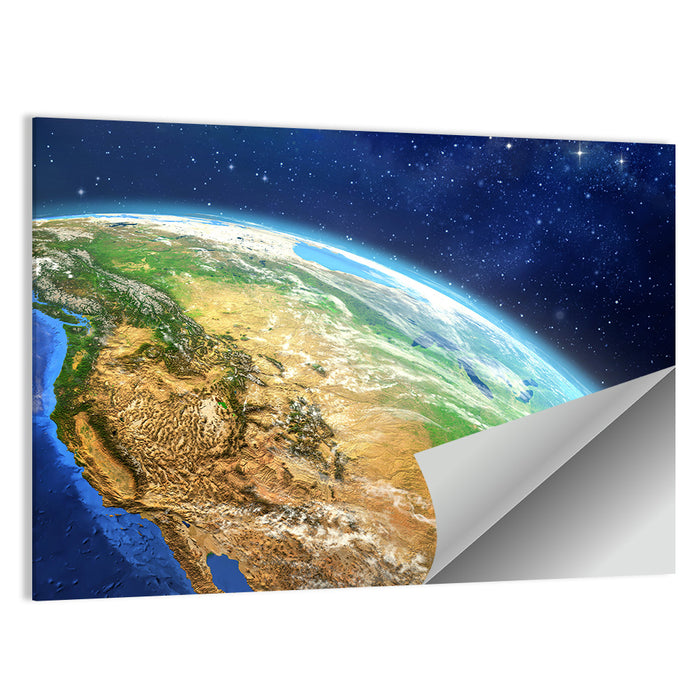 Face of the Earth Wall Art as a poster print