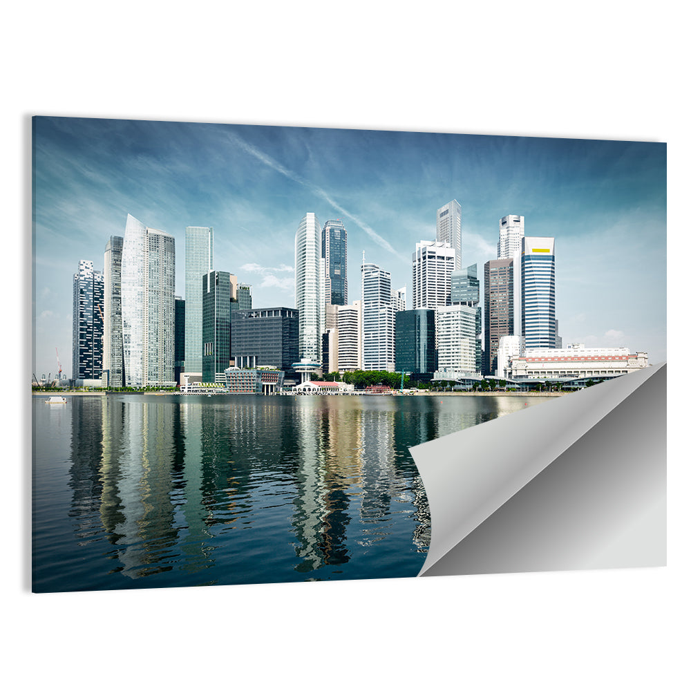 Singapore Marina Bay Skyline Wall Art