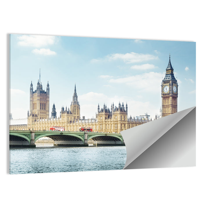 Westminster Bridge and Big Ben Wall Art as a poster print