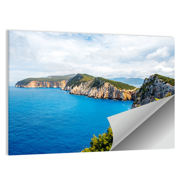 Lefkada Coastline, Greece Wall Art as a poster print
