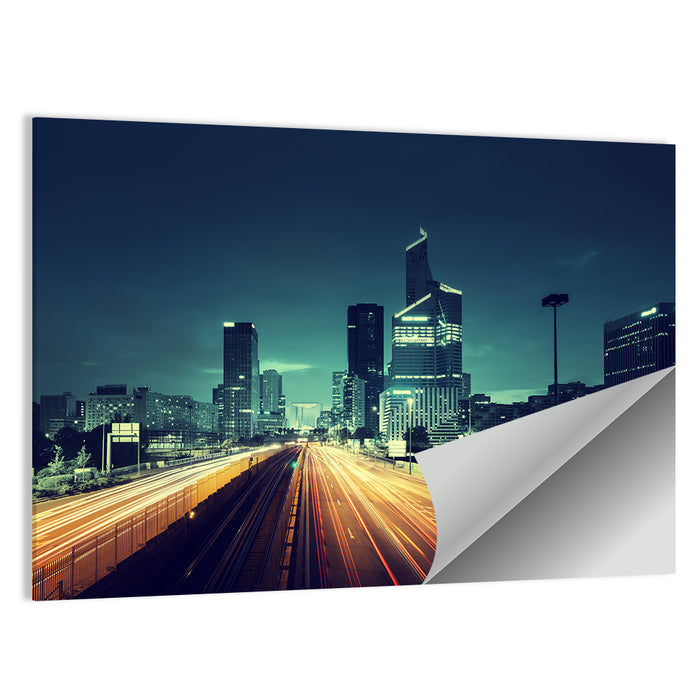 La Défense at Sunset, Paris Wall Art as a poster print