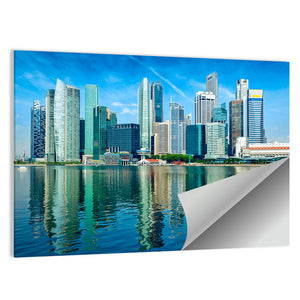 Singapore City Skyline Wall Art