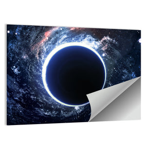 Black Hole Nebula In Deep Space Wall Art