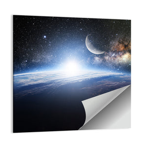 Earth From Space Wall Art