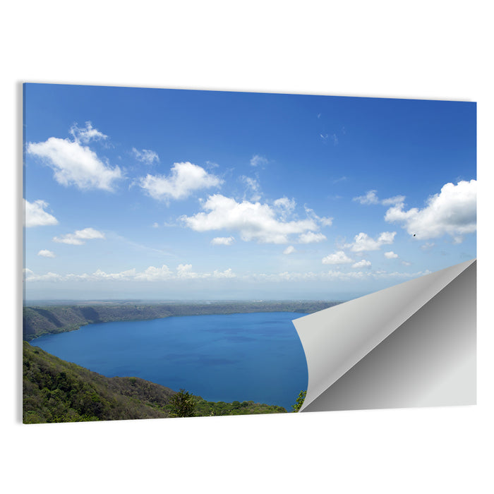 Serene Apoyo Crater Lake Wall Art as a poster print