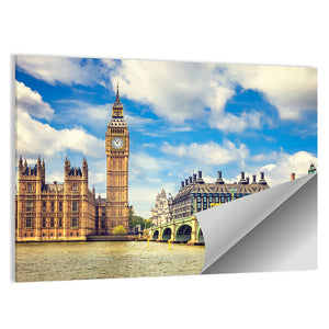 Big Ben & Westminster Bridge In London Wall Art