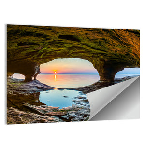 Lake Superior From Cave Wall Art