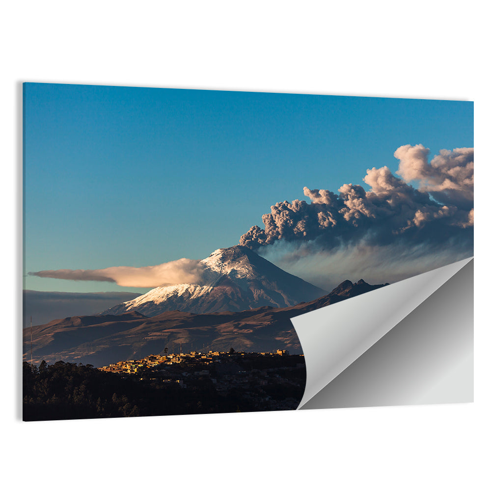 Cotopaxi Volcano Eruption Wall Art