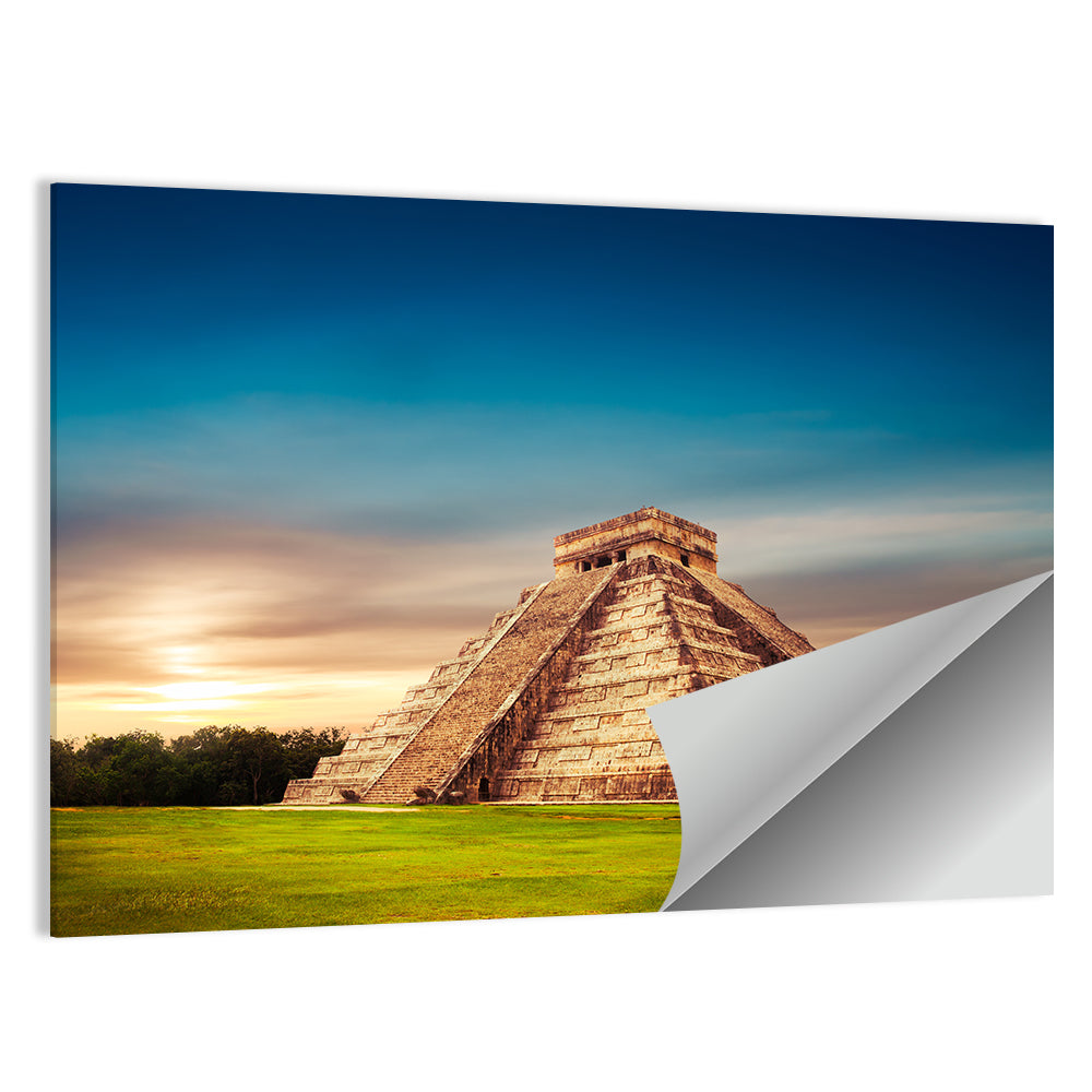 Temple of Kukulkan, Chichen Itza Wall Art