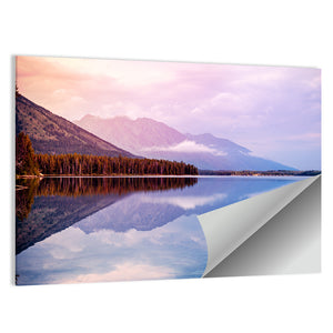 Leigh Lake In Wyoming Wall Art