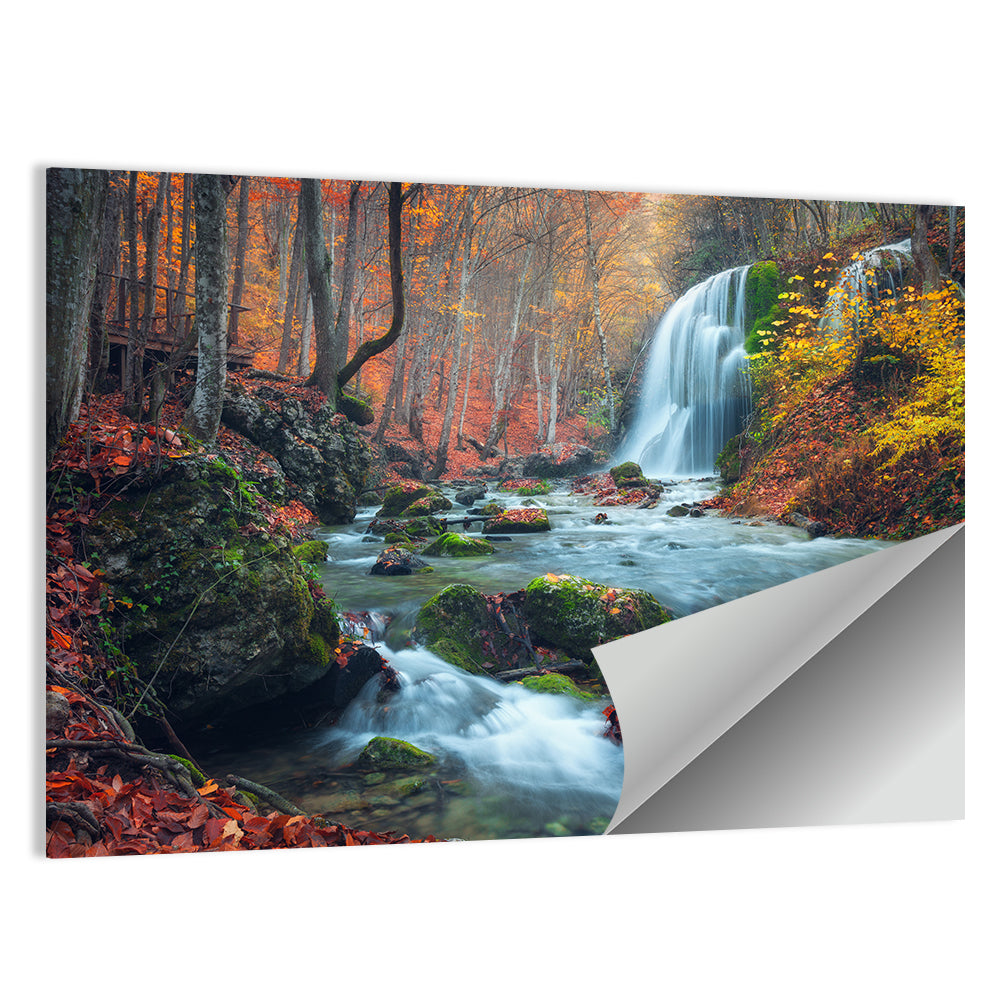 Autumn Silver Stream, Crimea Wall Art