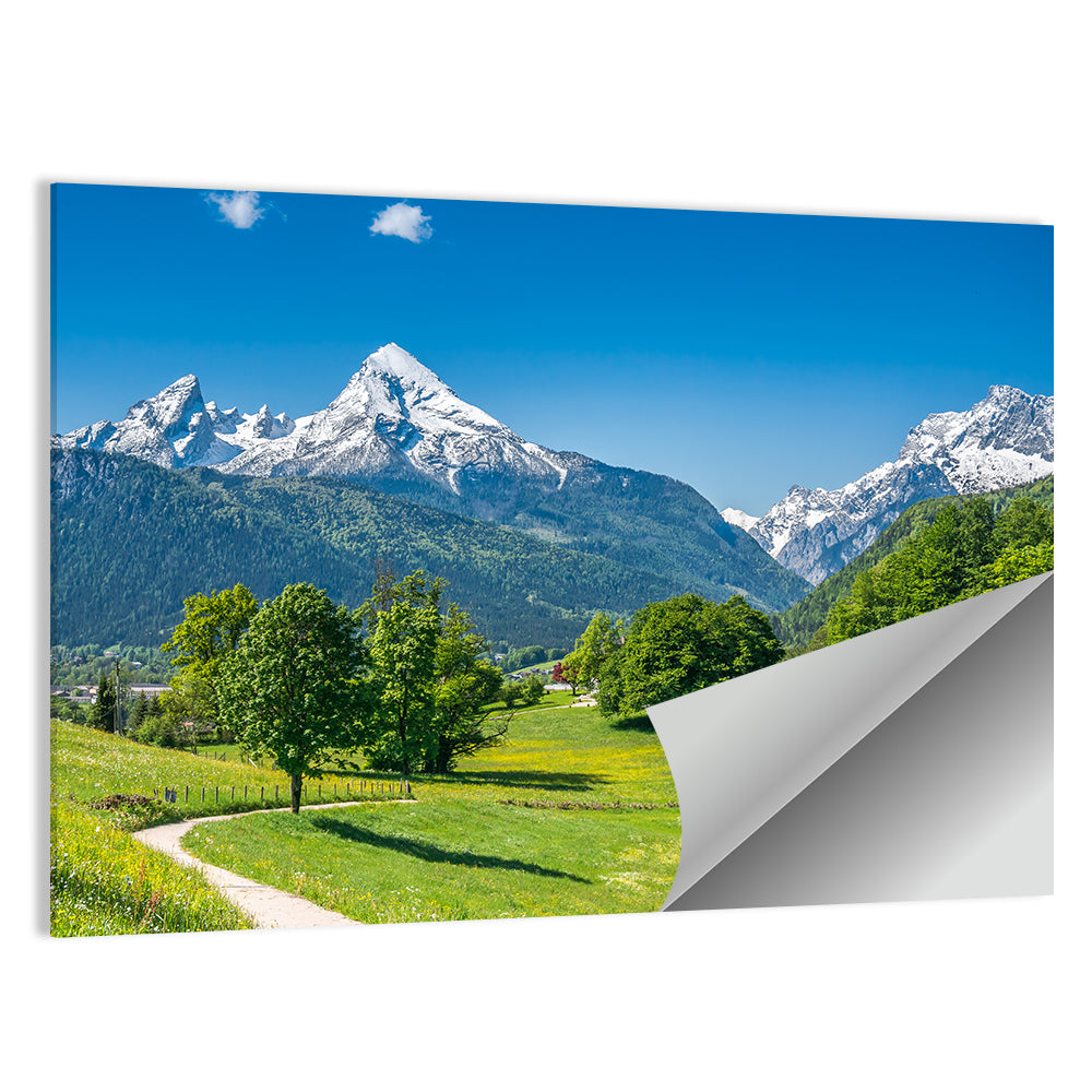 Watzmann Mountain Pastures, Berchtesgaden Wall Art