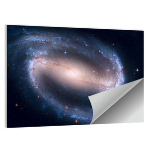 Barred Spiral Galaxy Wall Art