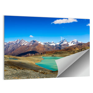 Mountain Lake In Switzerland Wall Art