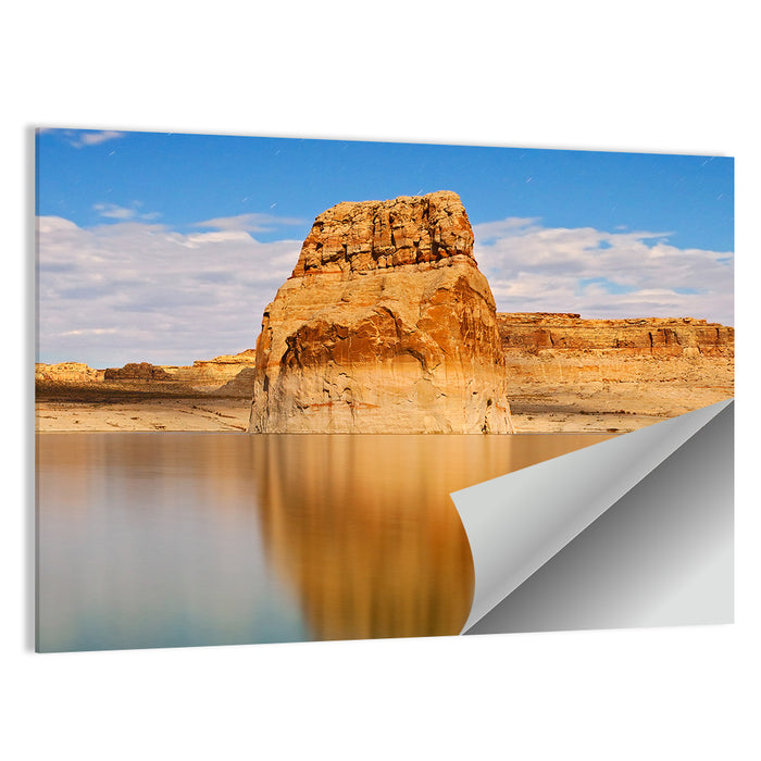 Lone Rock at Lake Powell Wall Art as a poster print