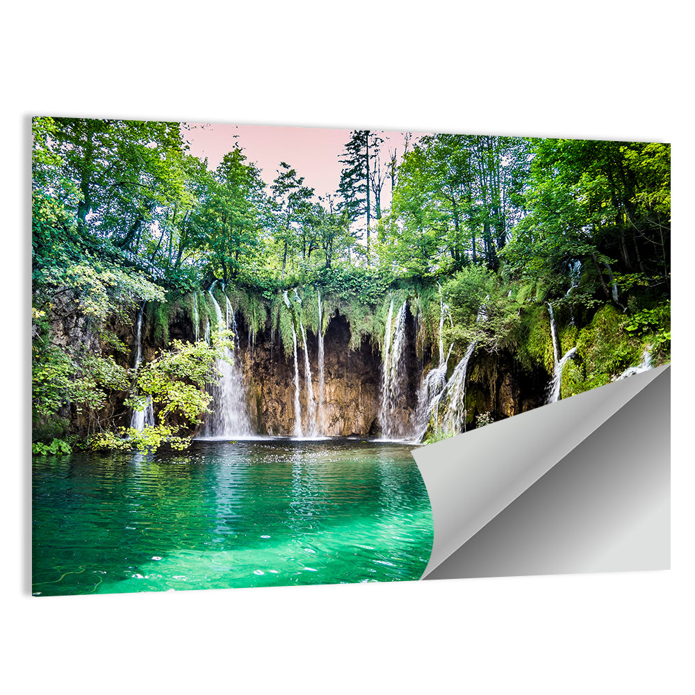 Plitvice Lakes Waterfalls Wall Art