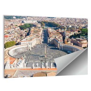 Saint Peter's Square in Vatican Wall Art