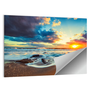 Cloudscape Over Sea Sunrise Wall Art