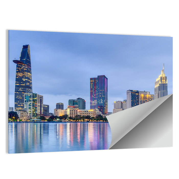 Ho Chi Minh City Skyline Wall Art as a poster print