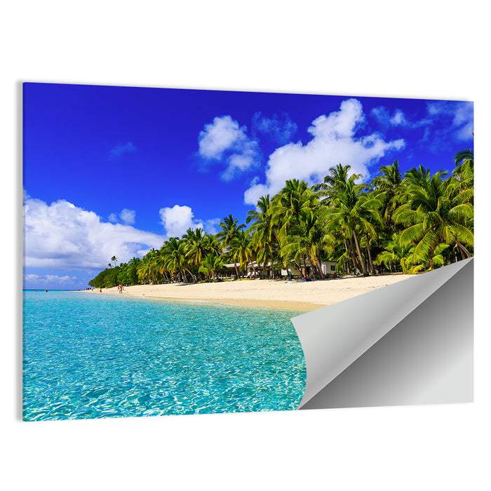 Dravuni Island Beach, Fiji Wall Art as a poster print