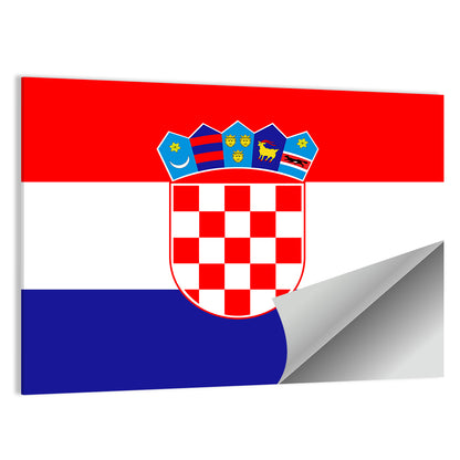 Flag Of Croatia Wall Art