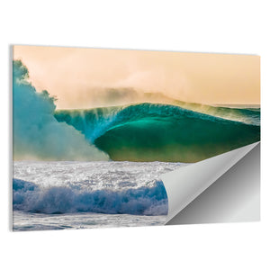 Bonzai Pipeline Surf Wave  Wall Art