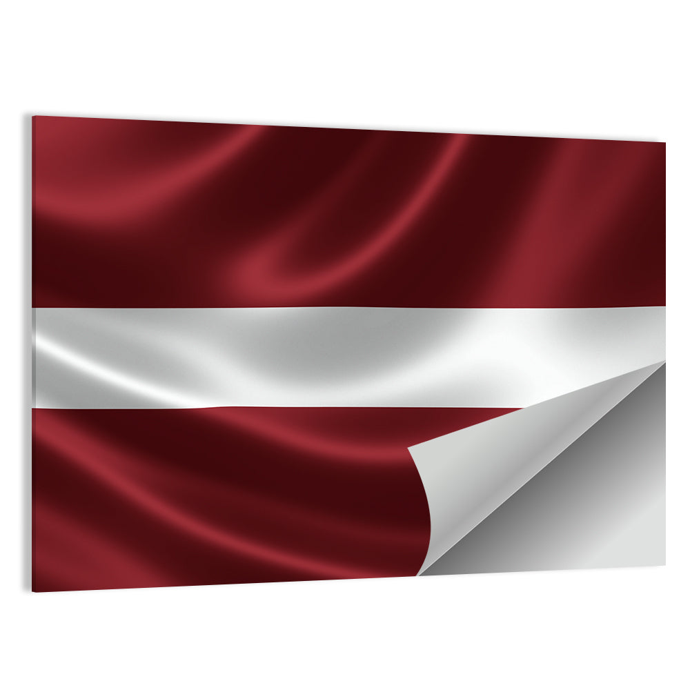 Flag of Latvia Wall Art