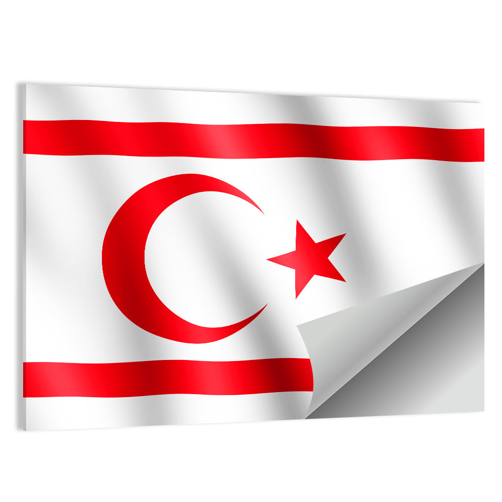 Flag Of Northern Cyprus Wall Art