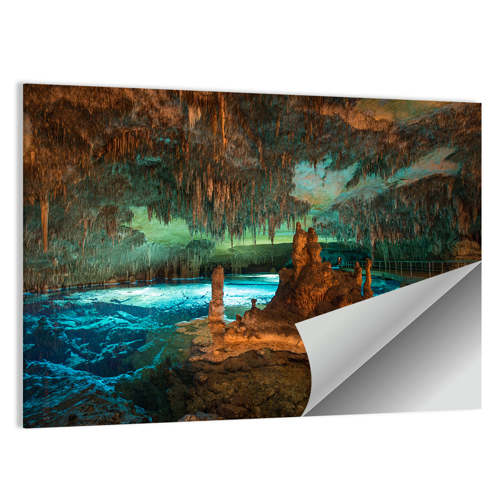 Dragon Caves Blue Lake, Majorca Wall Art