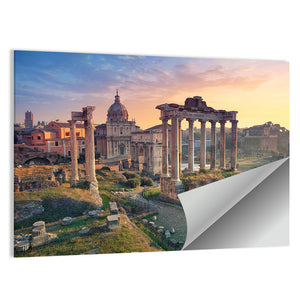 Roman Ruins In Rome Italy Wall Art