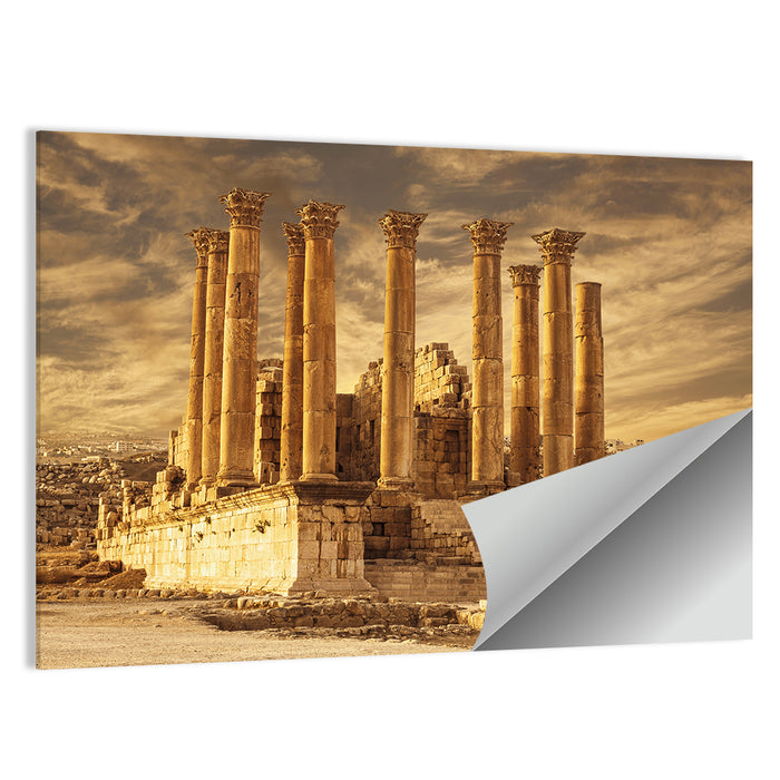 Temple of Artemis, Jerash Wall Art as a poster print