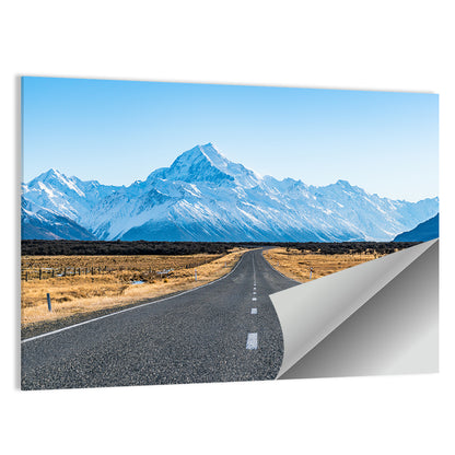 Road To Mount Cook Wall Art