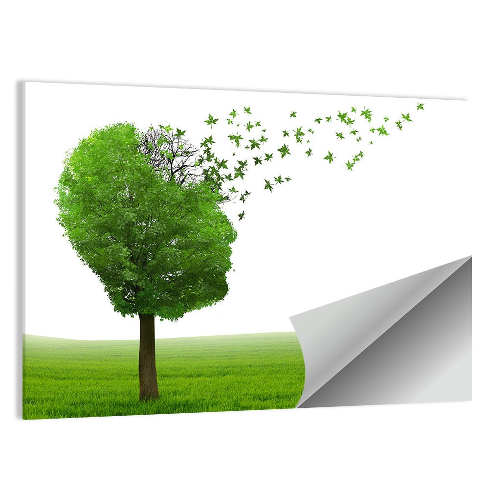 Memory Loss Concept Wall Art