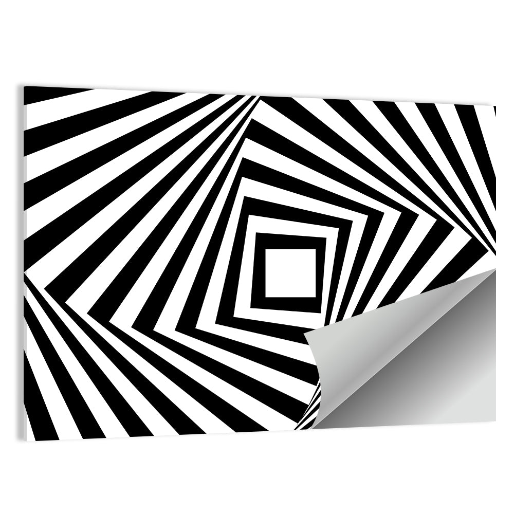 Psycho Geometric Vortex Wall Art