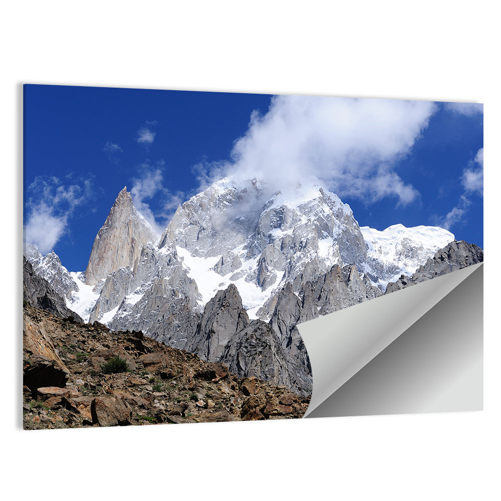 Snow-capped Hunza Peak Wall Art