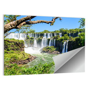 Iguazu Falls View From Argentina Wall Art