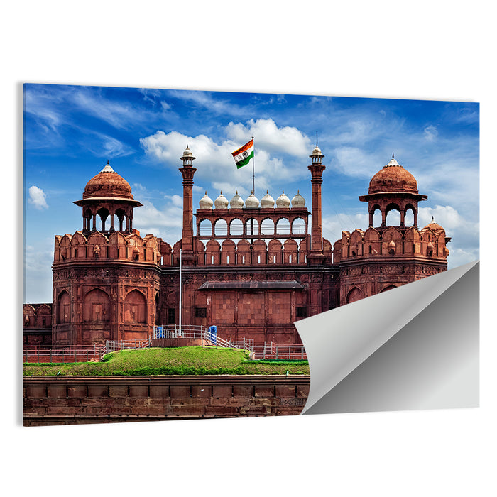 Red Fort Facade, Delhi Wall Art as a poster print
