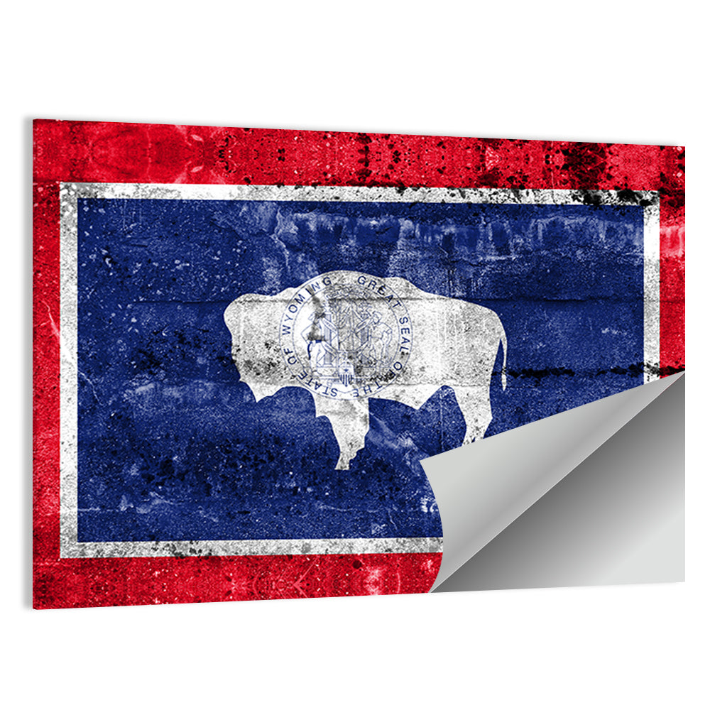 Wyoming State Flag Wall Art